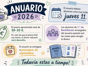 ¡Guarda los mejores recuerdos de este año para siempre: reserva ya tu Anuario 26/27 antes de que se agote!